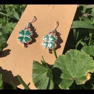 Four leaf clover earrings